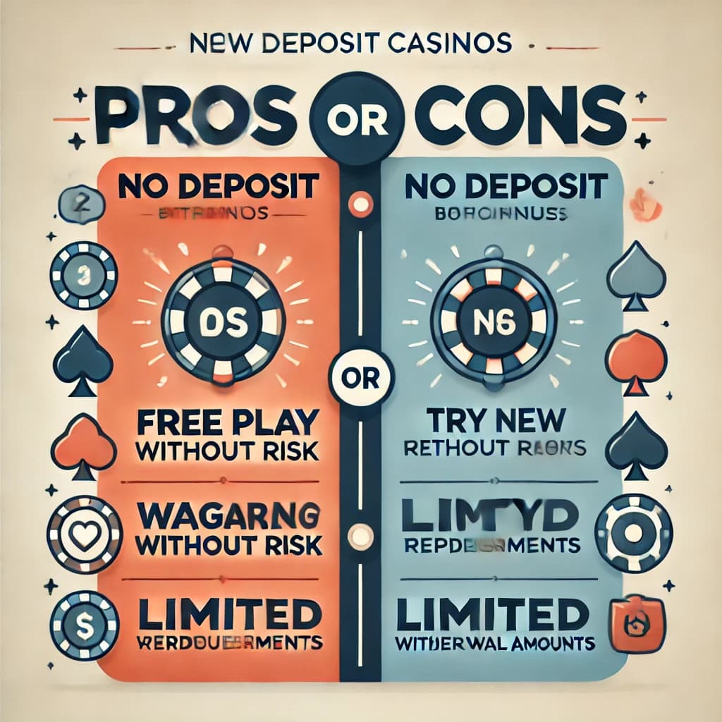 Pros and Cons of New Online Casino No Deposit Bonus Australia