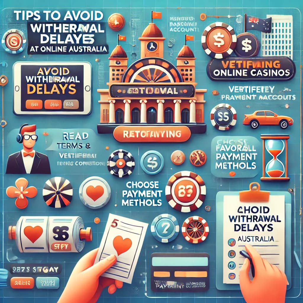 Tips to Avoid Withdrawal Delays at New Online Casinos No Deposit Bonus Australia